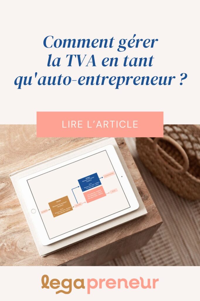 Epingle Pinterest - TVA et auto entrepreneur