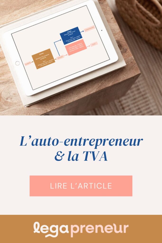 Epingle Pinterest - TVA et auto entrepreneur