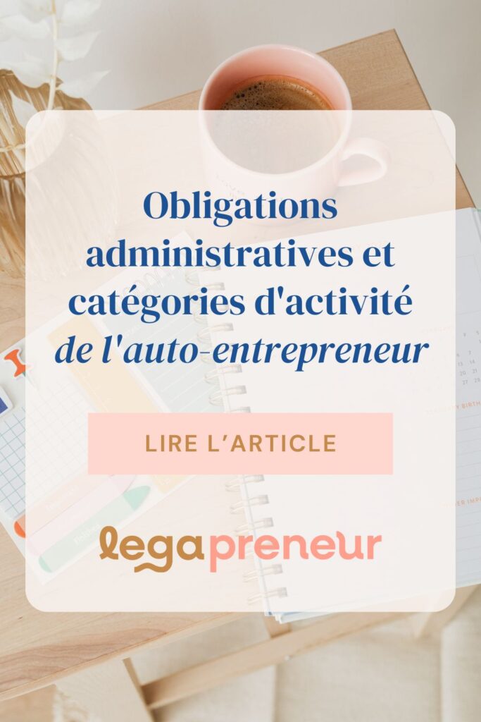 épingle Pinterest - auto-entrepreneur et catégories d'activité