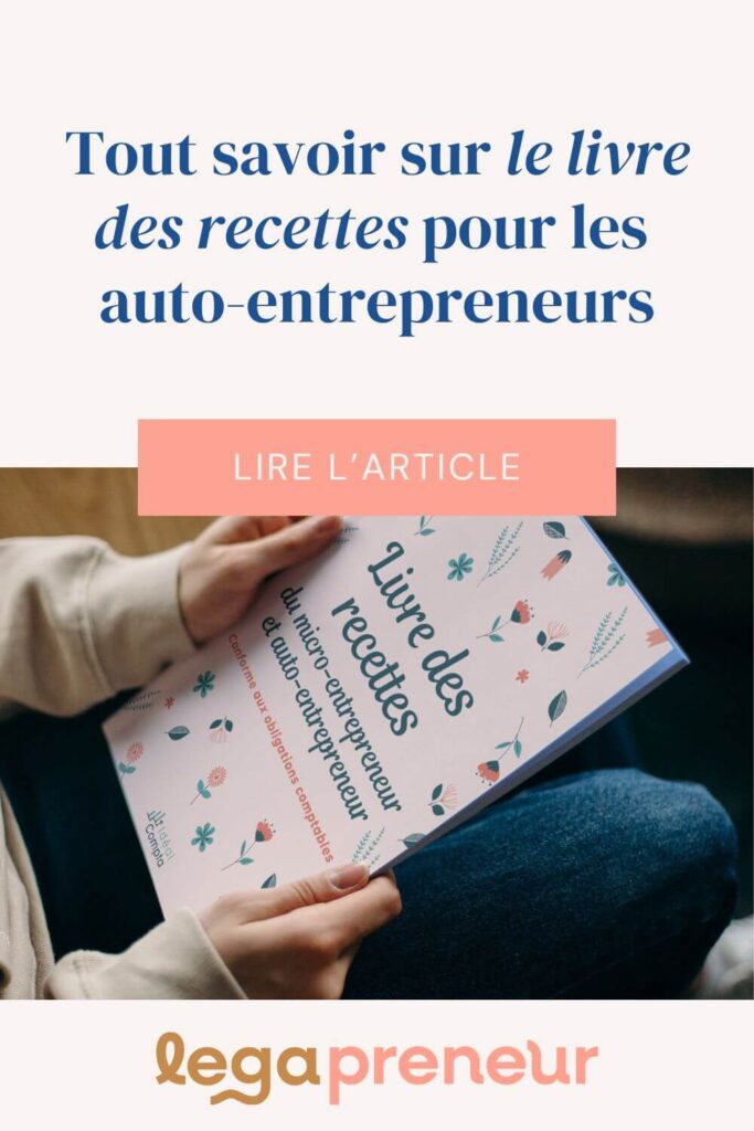 Epingle Pinterest : tout savoir sur le livre des recettes pour les auto-entrepreneurs