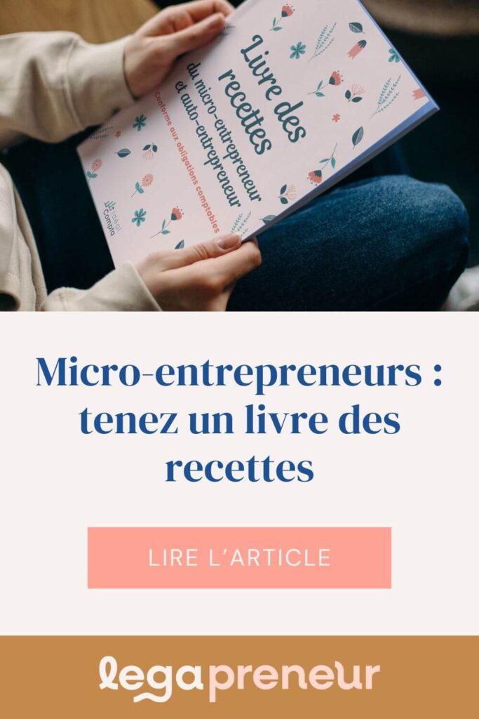 Epingle Pinterest : tout savoir sur le livre des recettes pour les auto-entrepreneurs