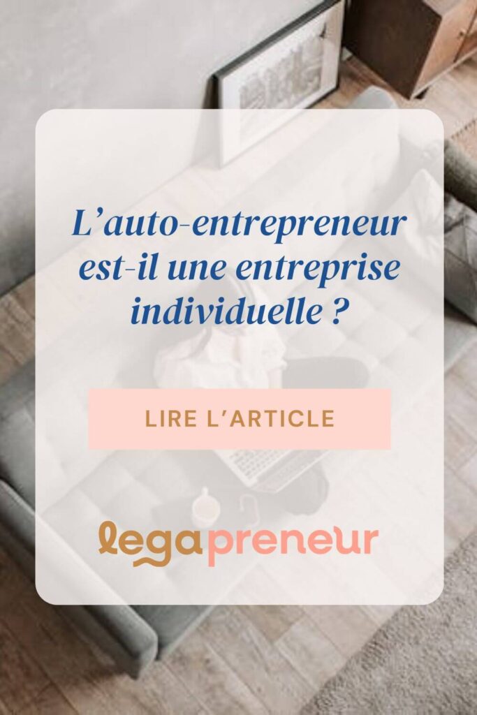 Epingle Pinterest : l'auto-entrepreneur est-il une entreprise individuelle ?